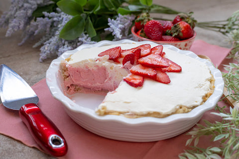 strawberry cream pie