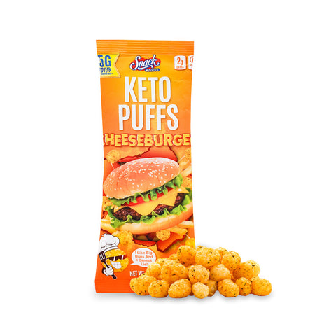 Snack House Cheeseburger Keto Protein Puffs
