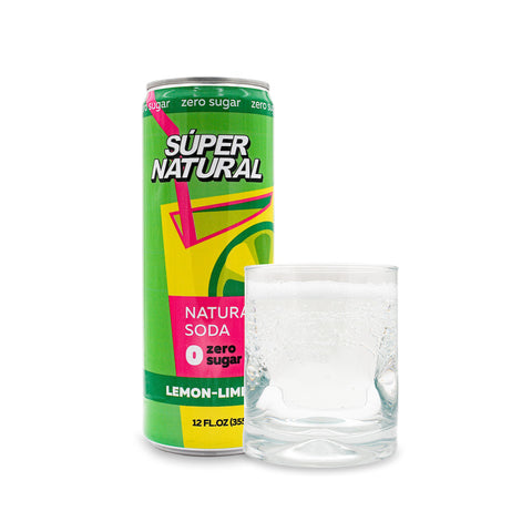 Super Natural Lemon Lime Zero Sugar Soda