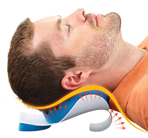neck and shoulder relaxation pillow