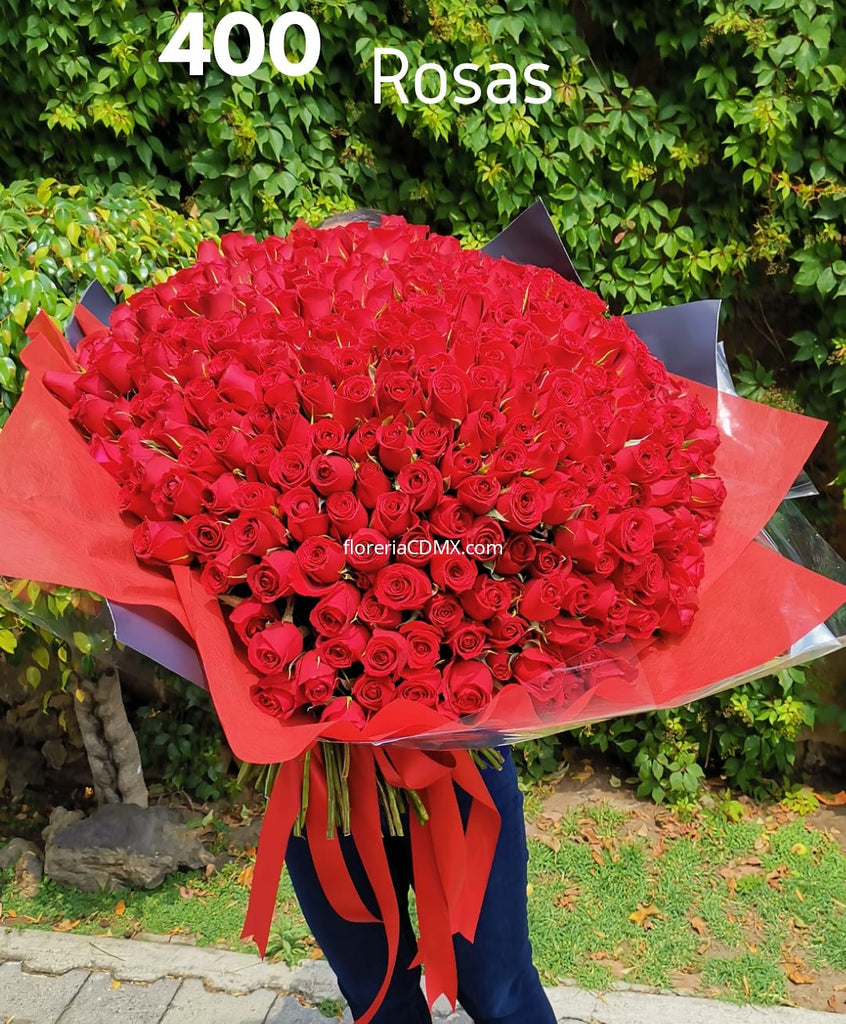 Ramo de 400 rosas – Florería CDMX