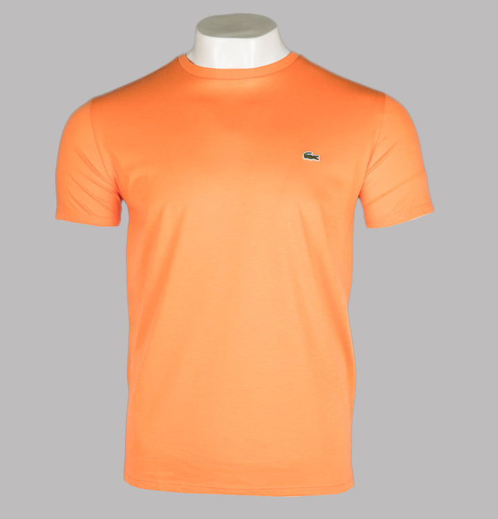 orange lacoste tshirt