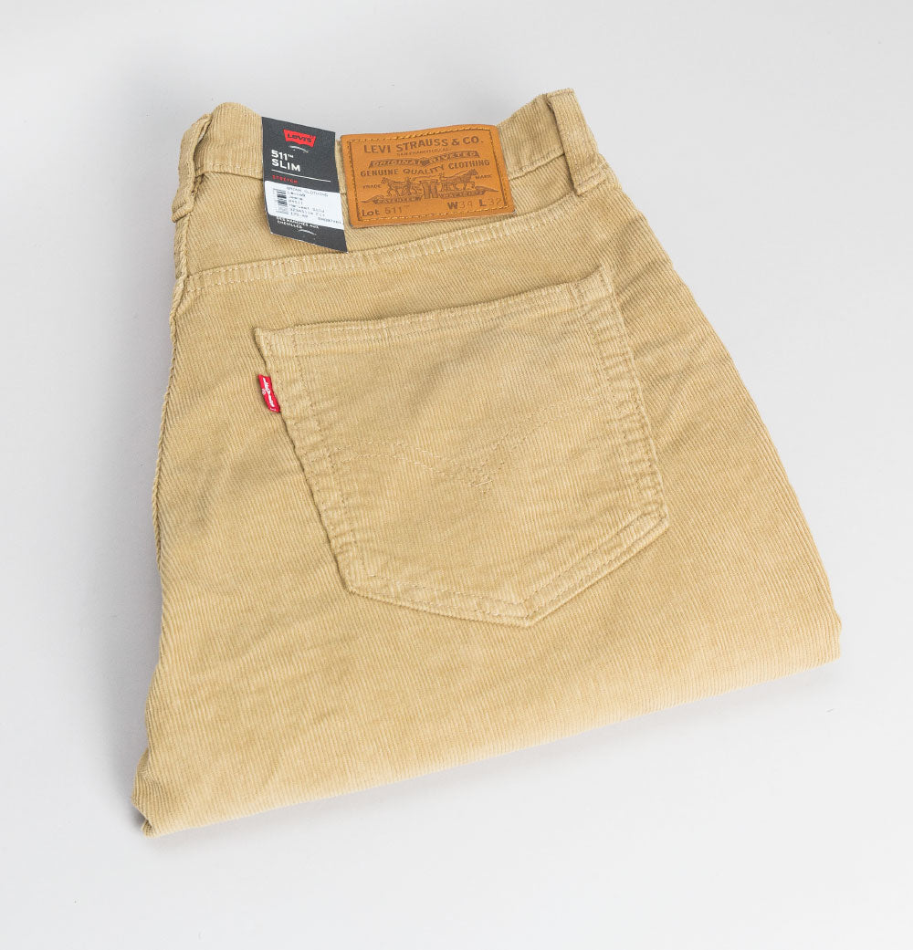 Levi's® 511™ Slim Fit Cords Harvest Gold – Bronx Clothing