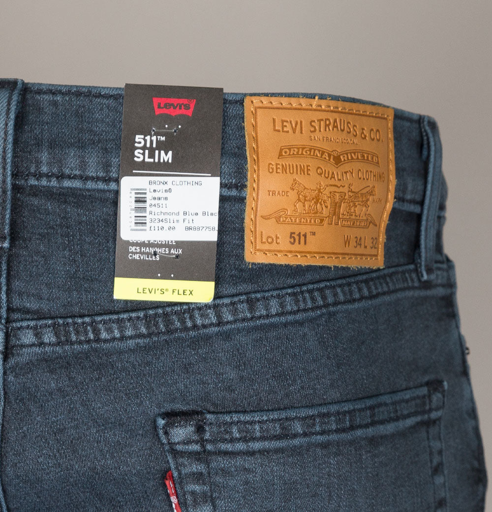 Levi's® 511™ Slim Fit Flex Jeans Richmond Blue Black – Bronx Clothing