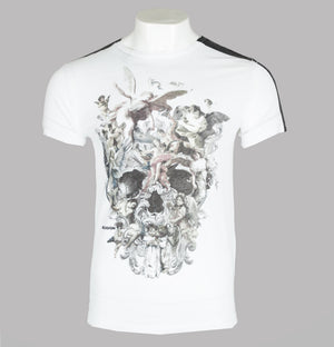 Religion Cherubs Skull T-Shirt White 