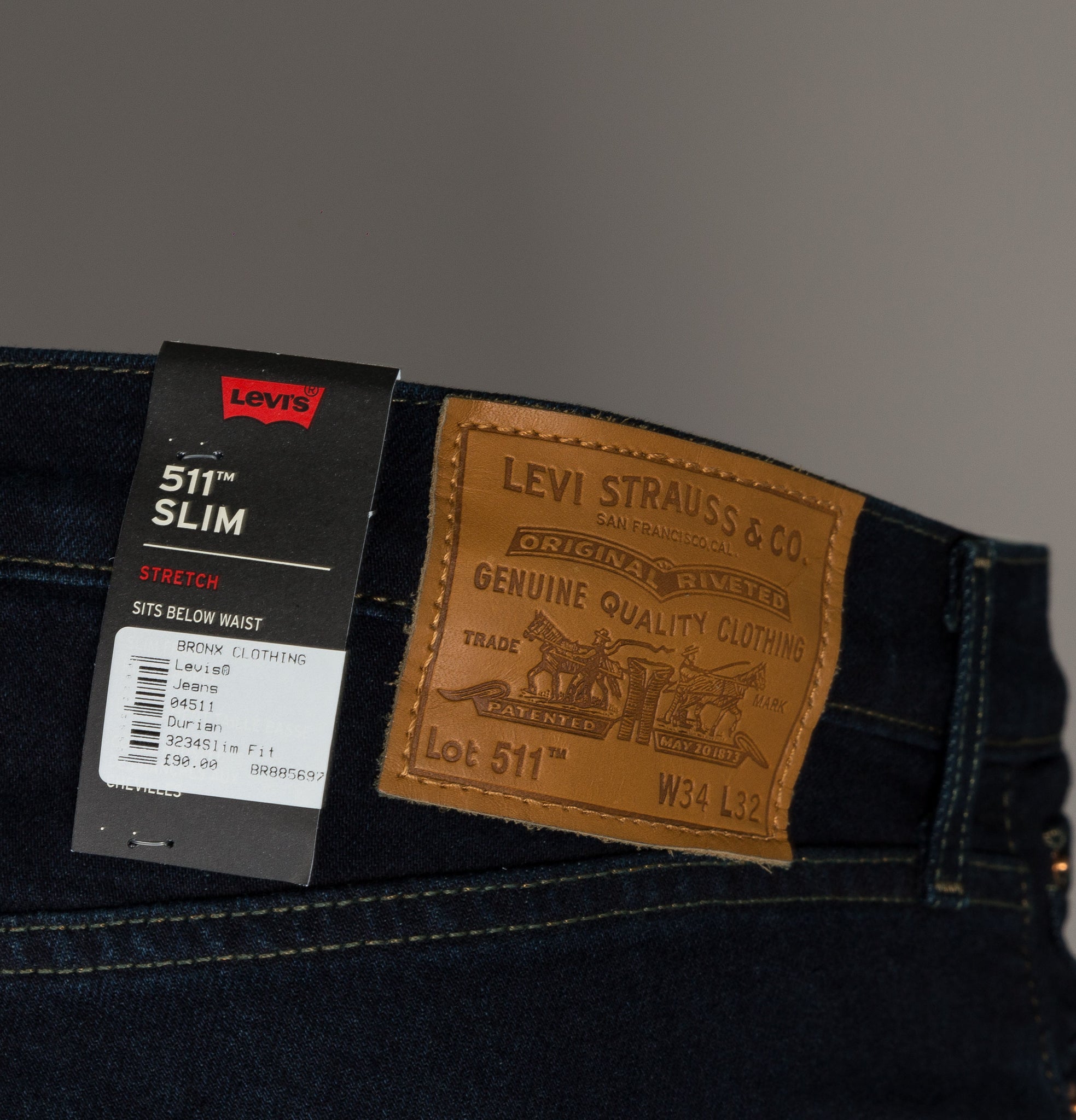 Levi's® 511™ Slim Fit Advanced Stretch Jeans Durian – Bronx Clothing