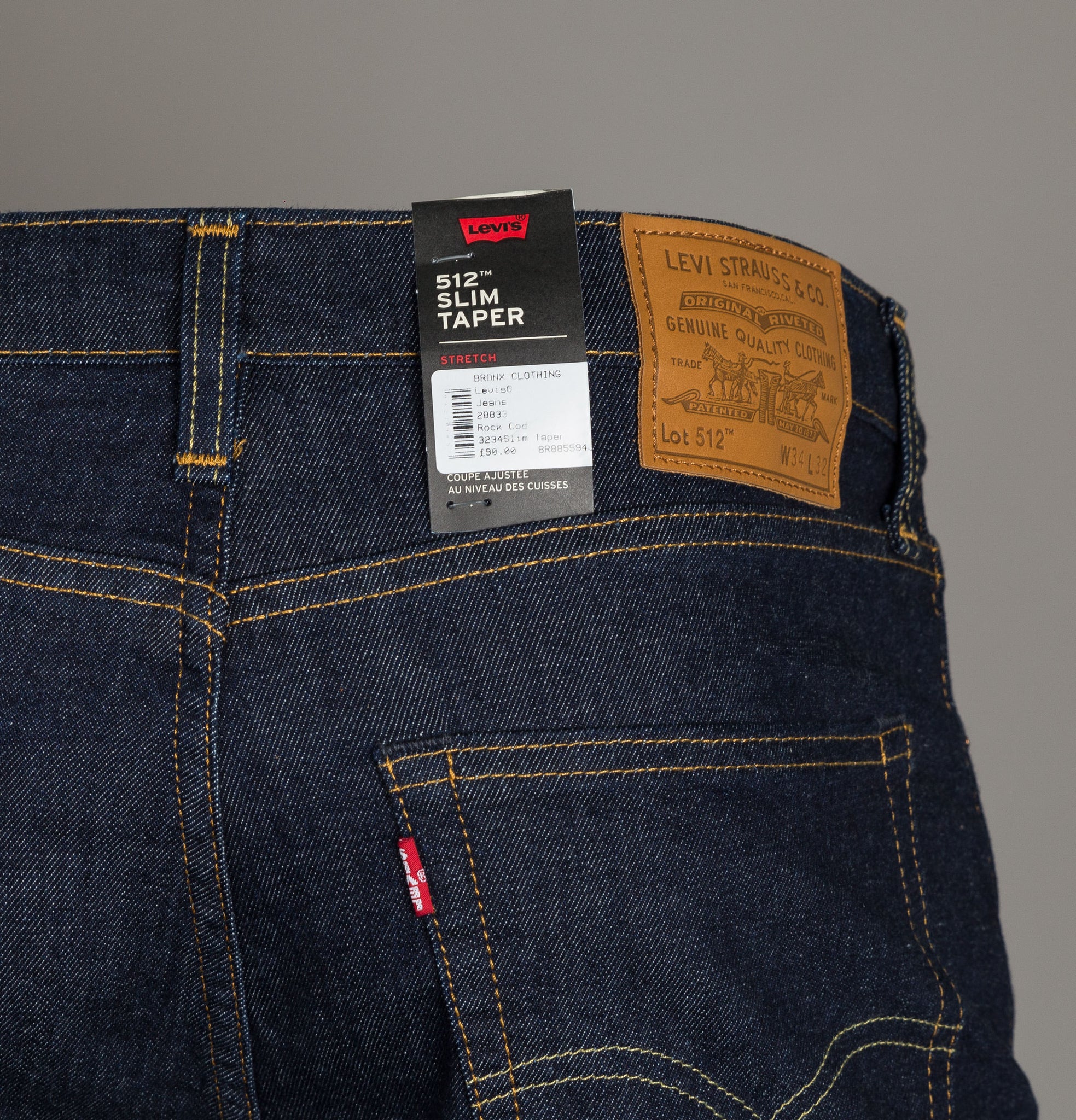 Levi's® 512™ Slim Taper Fit Jeans Rock Cod – Bronx Clothing