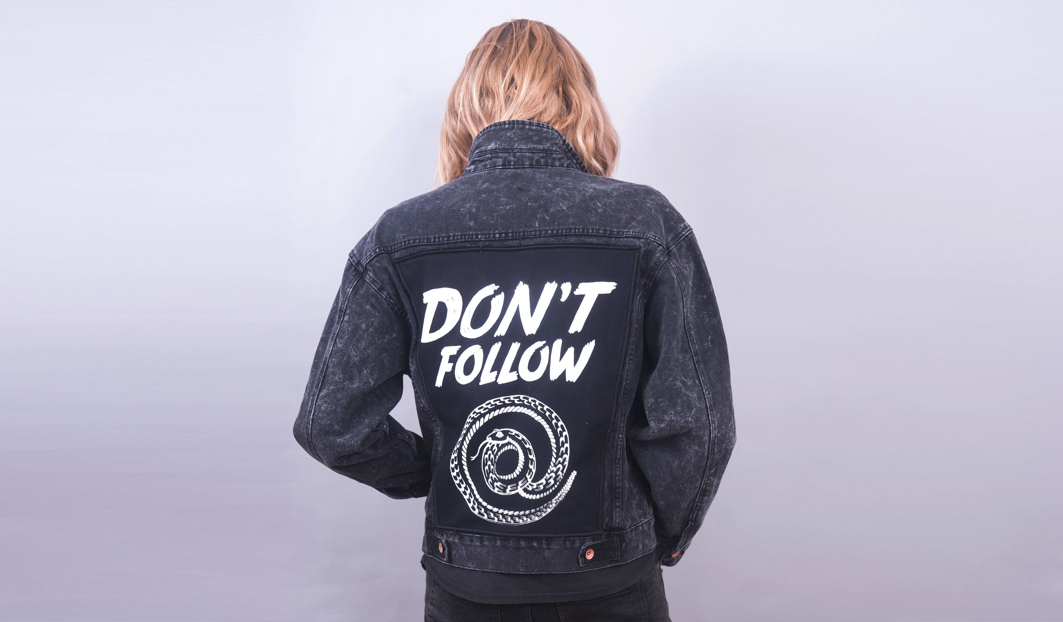 Don't Follow Classic Fit Denim Jacket by Barking Irons – Barking Irons