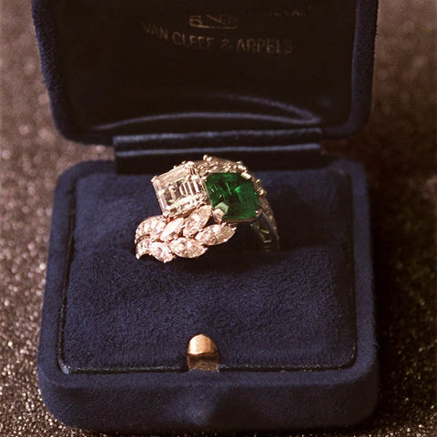 Jackie Kennedy's Emerald Engagement Ring