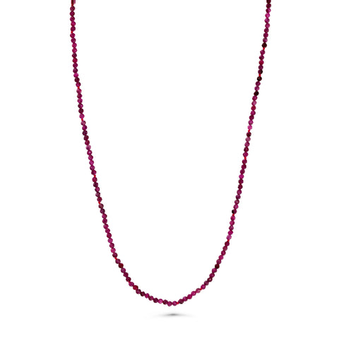 Ruby Mini Bead Necklace