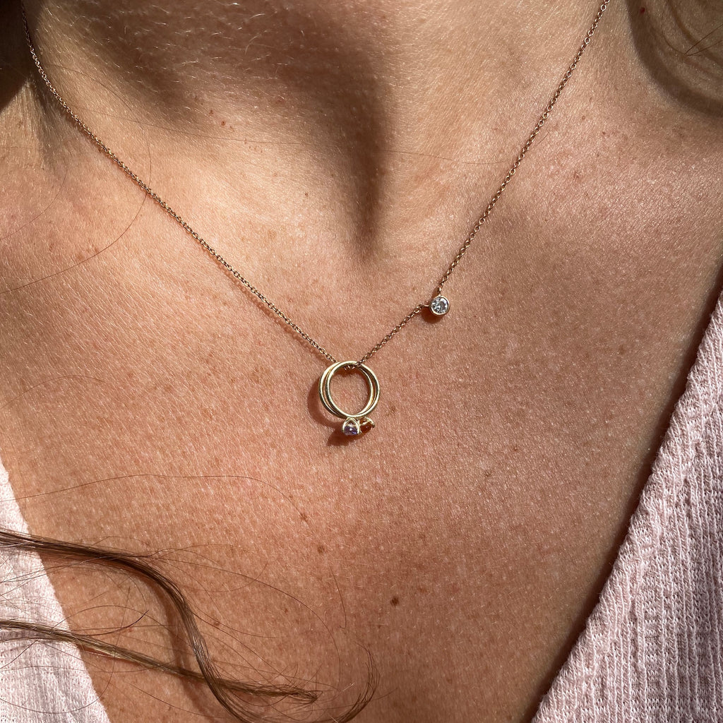 baby birthstone ring charm starling jewelry