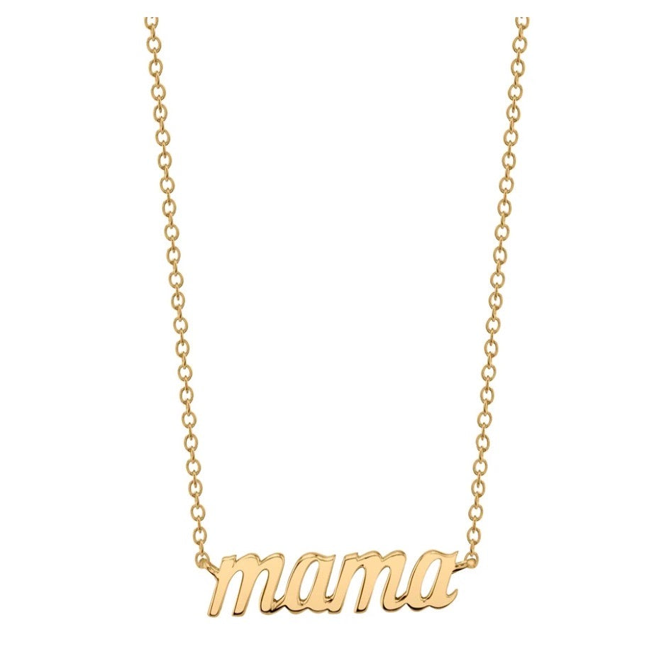 mama necklace mother's day gold