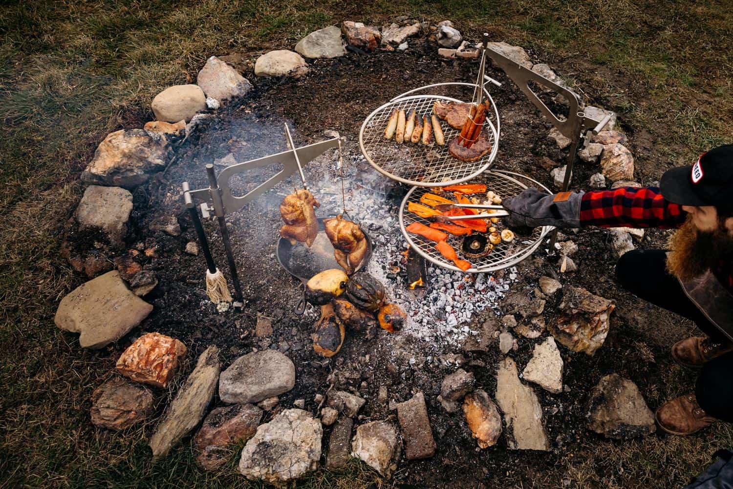 ORIS-SKOris 17 Cast Iron Campfire Griddle