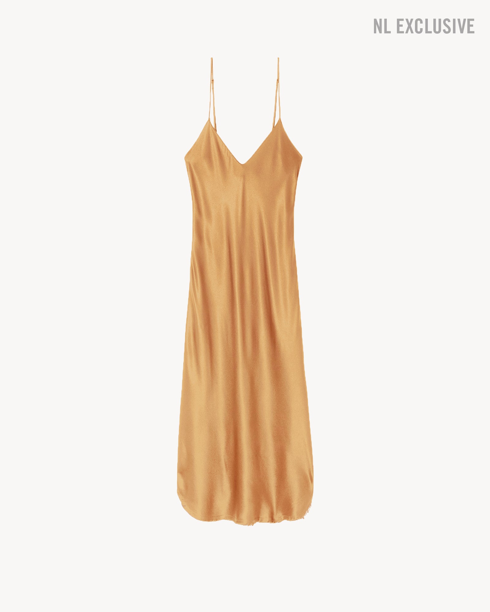 Nili Lotan Short Cami Dress In Bronze