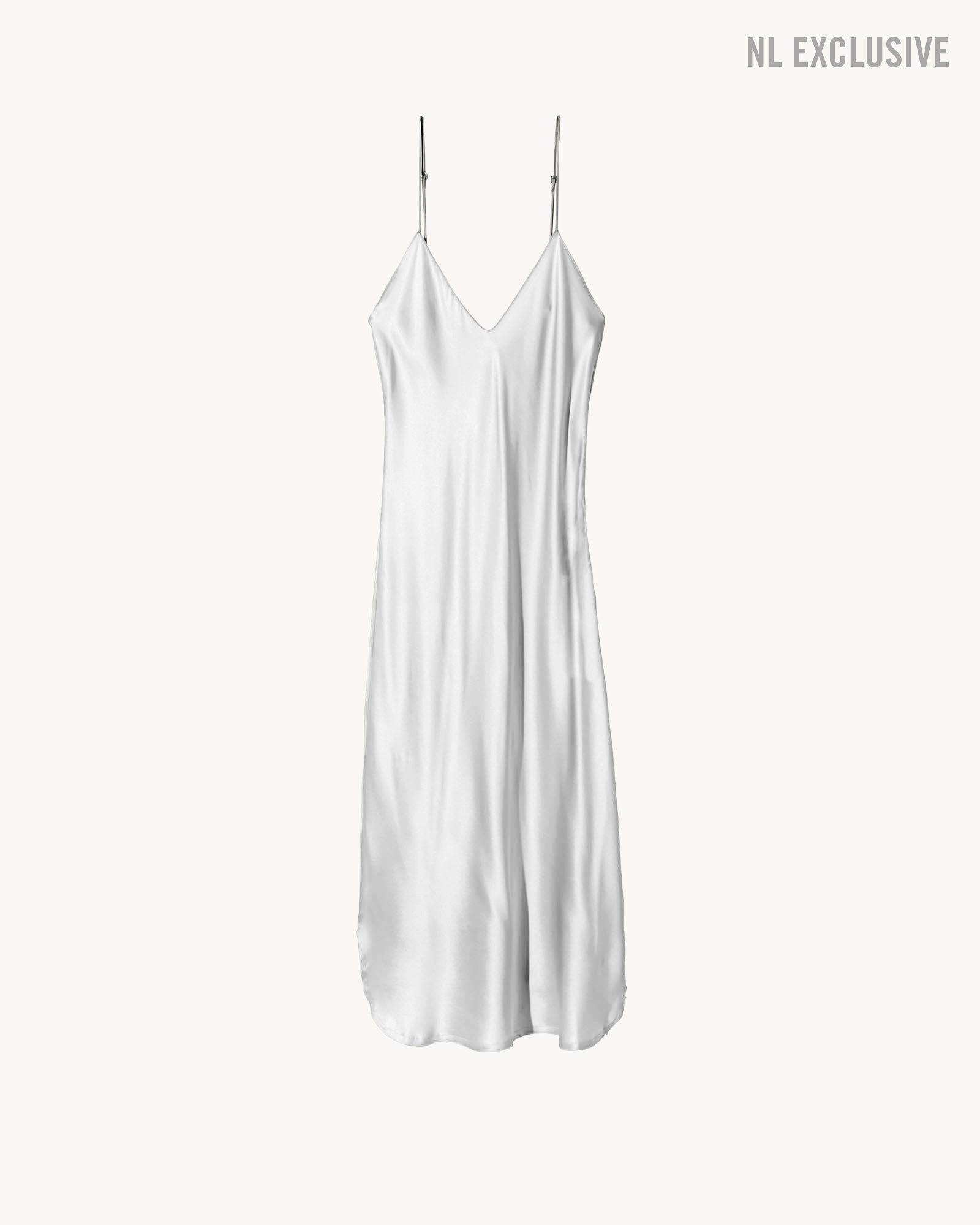 Nili Lotan Short Cami Dress In Silver