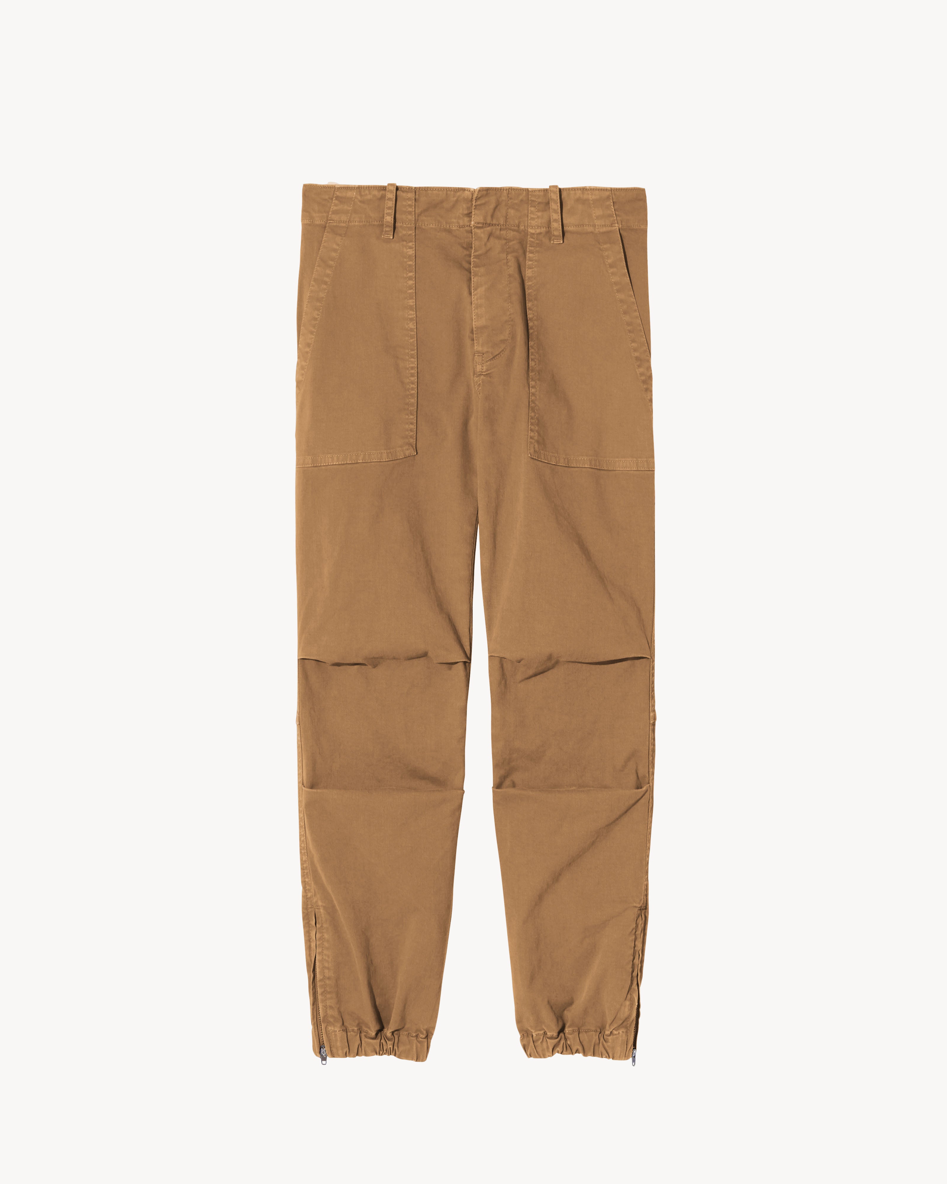 Nili Lotan Cropped Military Pant In Camel