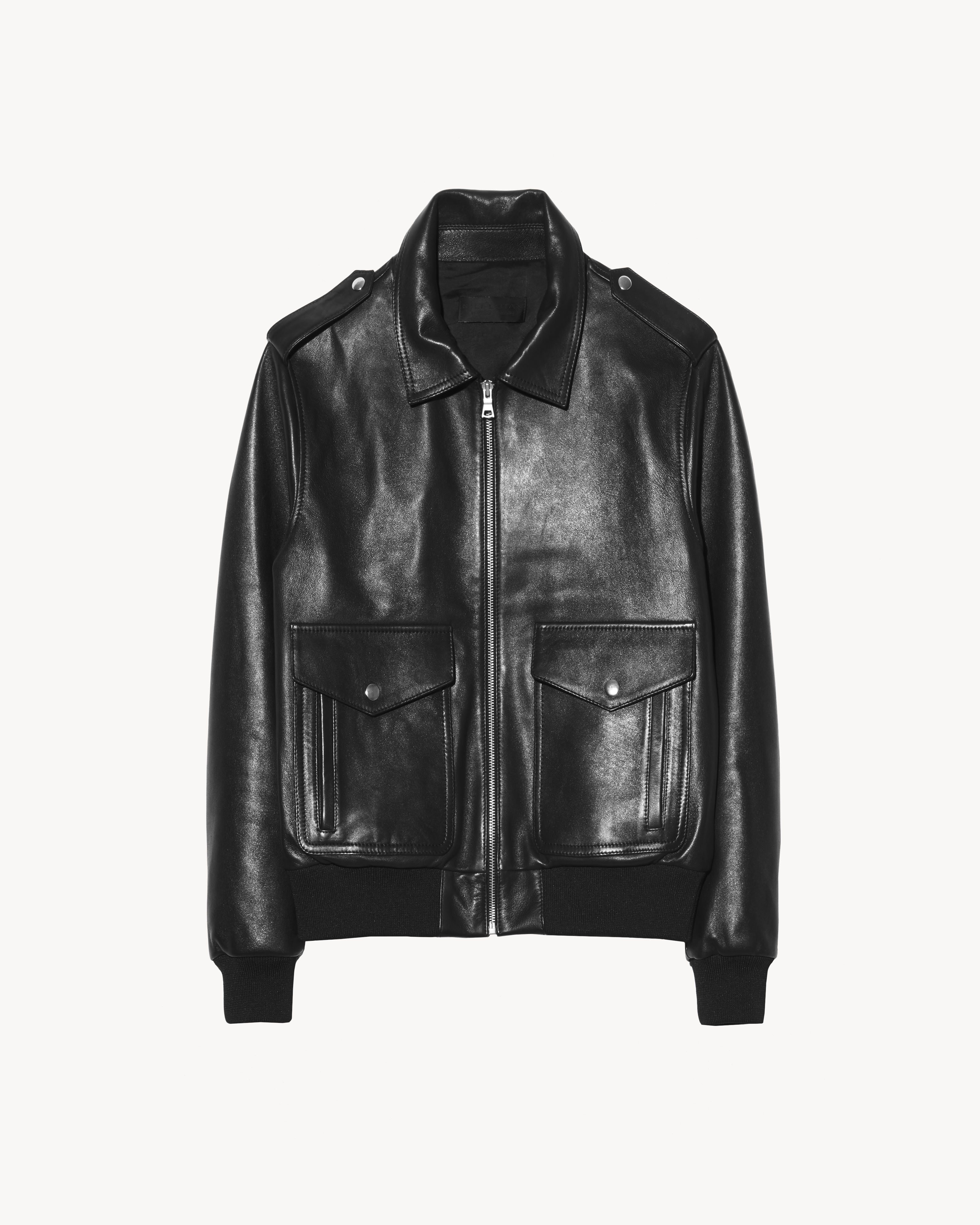Nili Lotan Burton Leather Jacket In Black | ModeSens