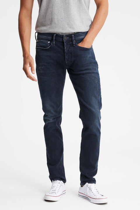 BOLT RIP & REPAIR, INDIGO CAST DENIM - SKINNY FIT | Blu Clothing