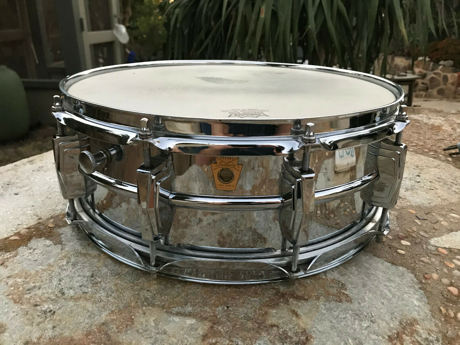 Vintage Ludwig Supraphonic Snare Drum 1966 : 5 X 14. 10 lug