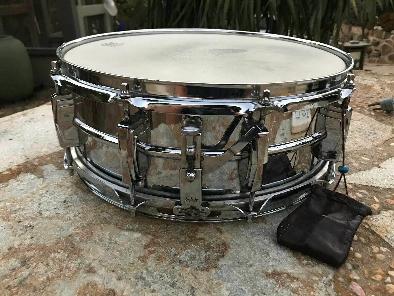 Vintage Ludwig Supraphonic Snare Drum 1966 : 5 X 14. 10 lug