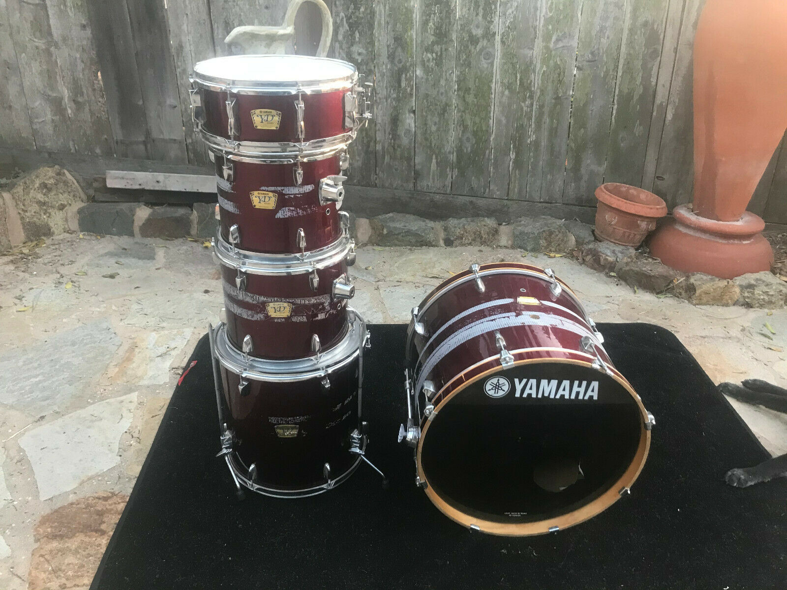 Yamaha YD 4 PC Drum Set kit 22,12,13,16,14 snare – Blakes Drum Shop