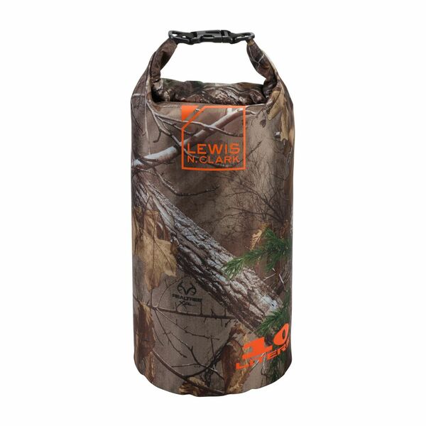 Lewis N. Clark Waterseals 40l Classic Dry Bag, Realtree Xtra Camouflage ...