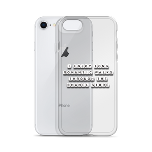 Long Walks Through Chanel Iphone Case Square Sayings