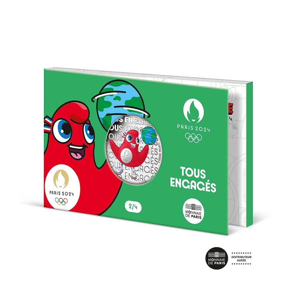 Paris Olympic Games 2024 All committed (2/2) Currency of € 50 Silv