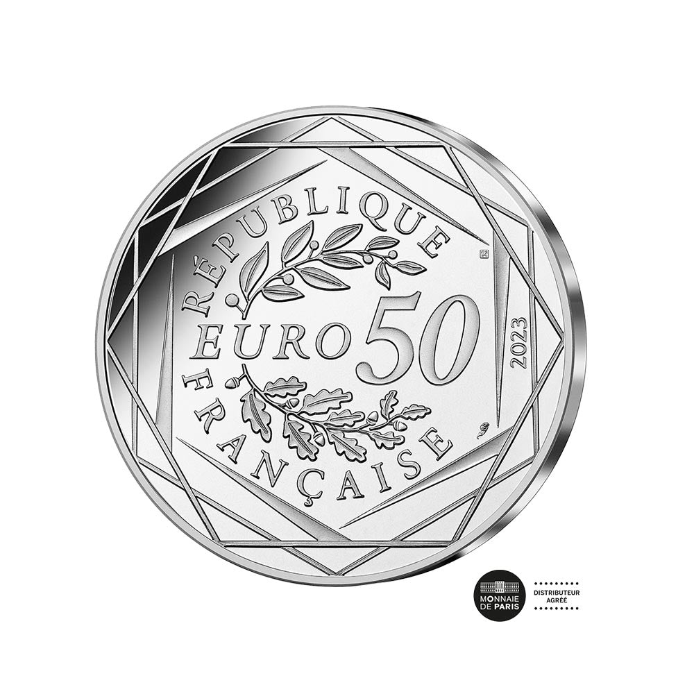 Paris Olympic Games 2024 All committed (2/2) Currency of € 50 Silv