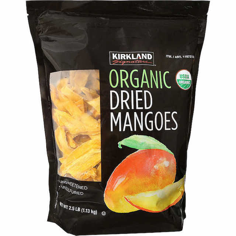 Kirkland Organic Dried Mangoes