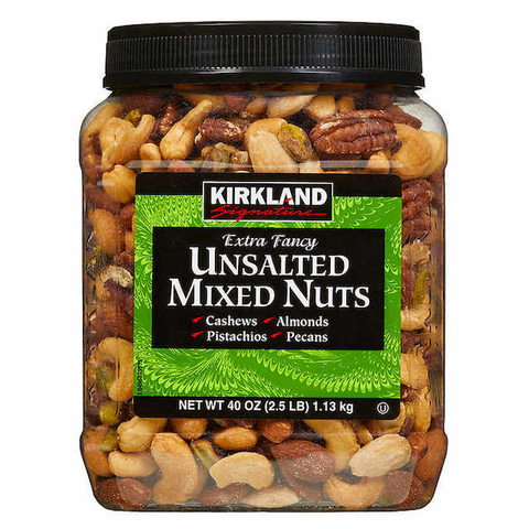 Kirkland Unsalted Mixed Nuts