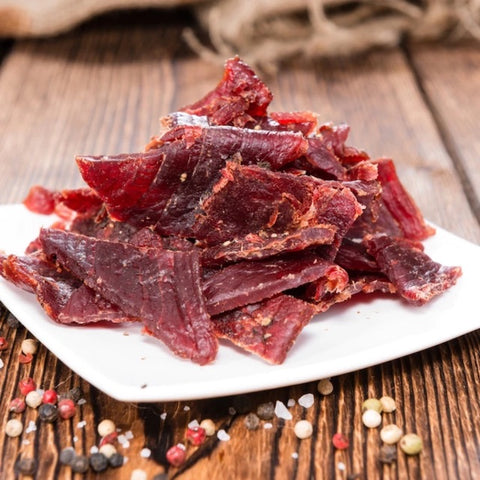 Beef Jerky on a plate