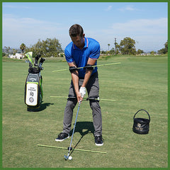 Devan Bonebreak golf shoulder and leg alignment