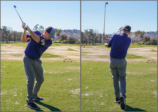 Outside to Inside fade golf swing