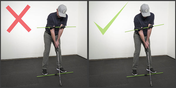 Golf Instruction Spine Angle Example
