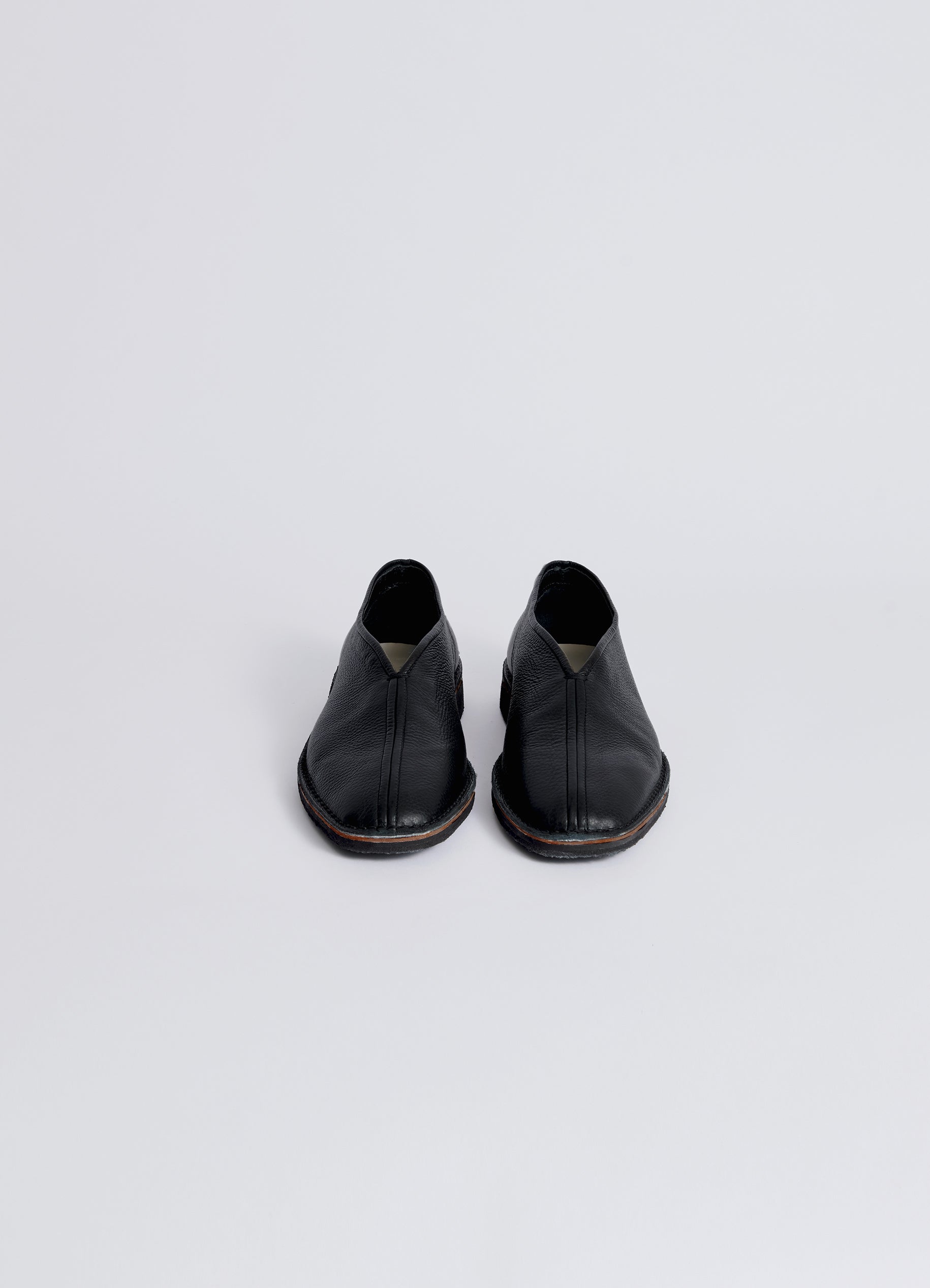 black chinese slipper shoes