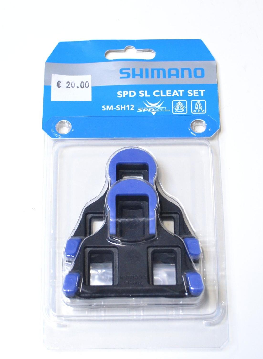 blue shimano cleats