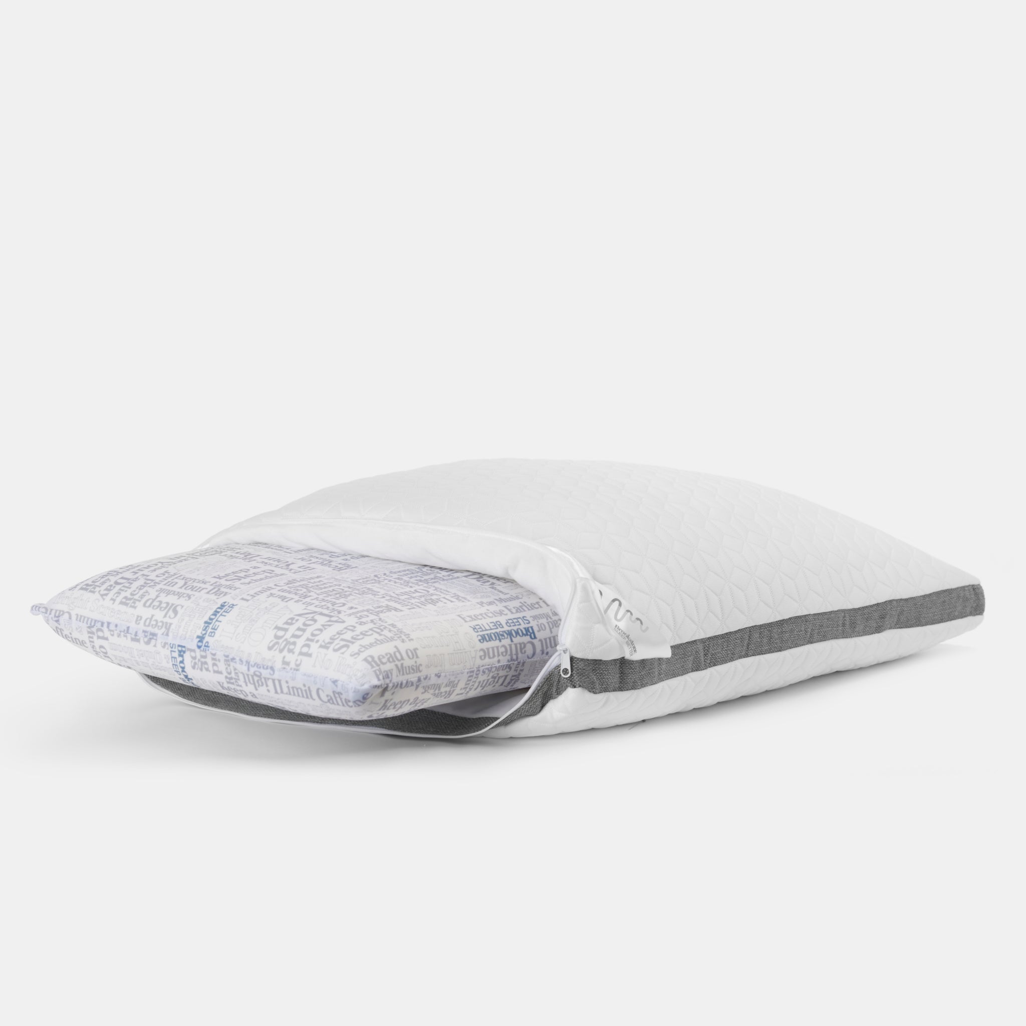 Brookstone Layer Adjust Pillow decoratd