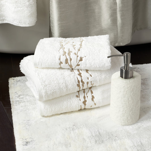 Michael Aram Fern Embroidered Hand Towel, Set of 2