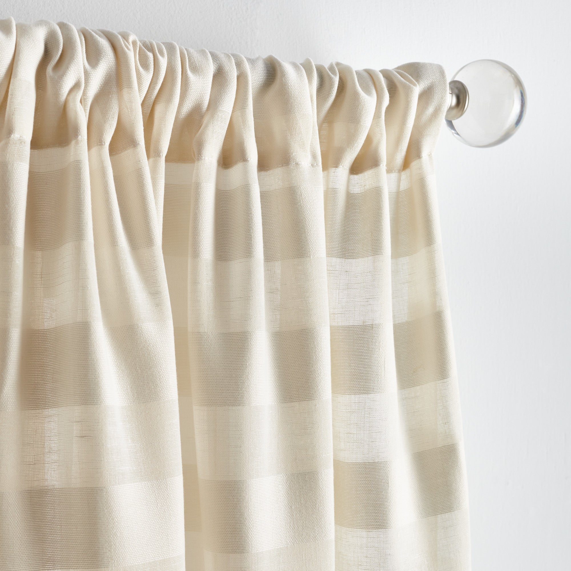 Martha Stewart Sandy Sheer Curtain Panel Pair – decoratd