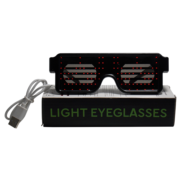 LED/UV Protection Glasses (Red & Black) – Tooth kandy tooth jewelry