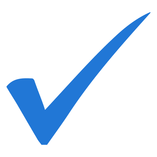 House cleaning checklist blue tick