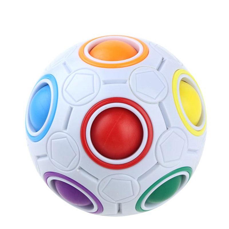 rainbow puzzle ball