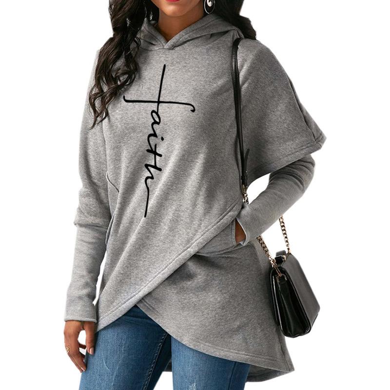 women's faith hoodie sweatshirt
