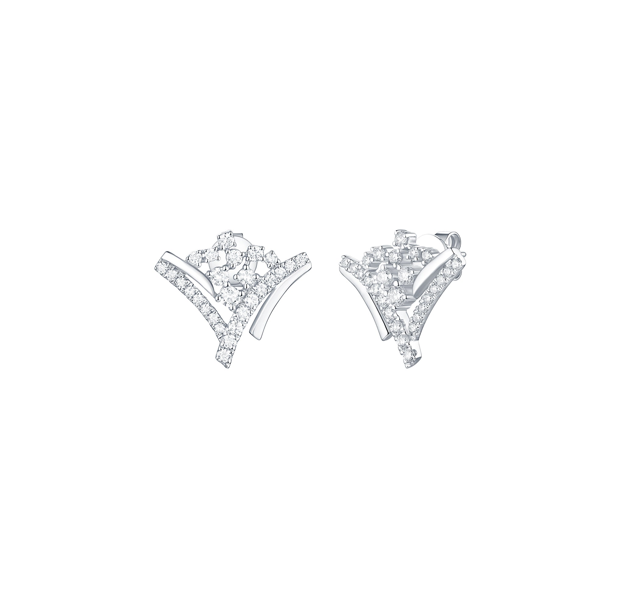 Drizzle 0.82ct Lab Grown Diamond Earrings E-00349WHT