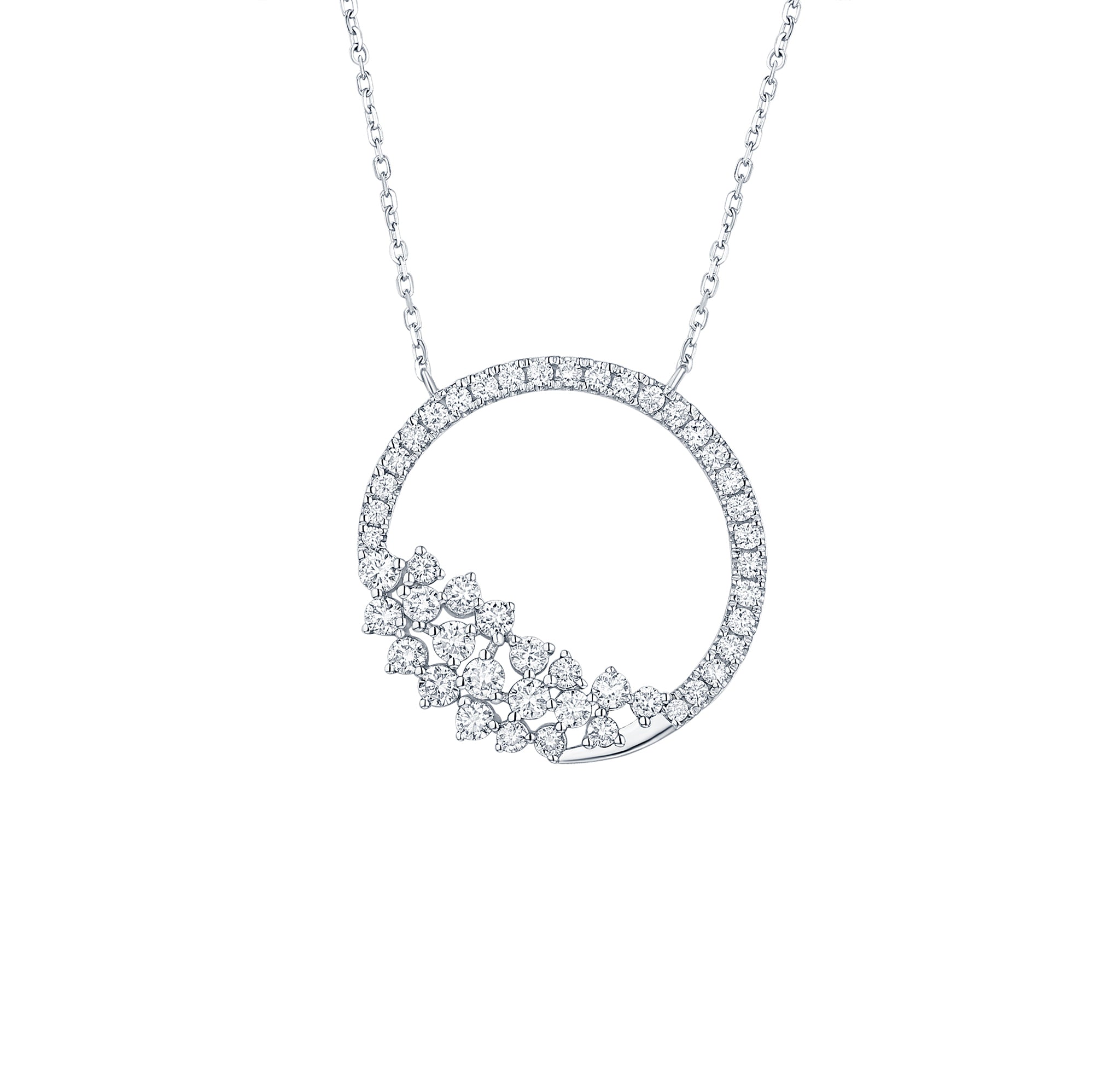 Drizzle 0.70ct Lab Grown Diamond Necklace NL-00234WHT