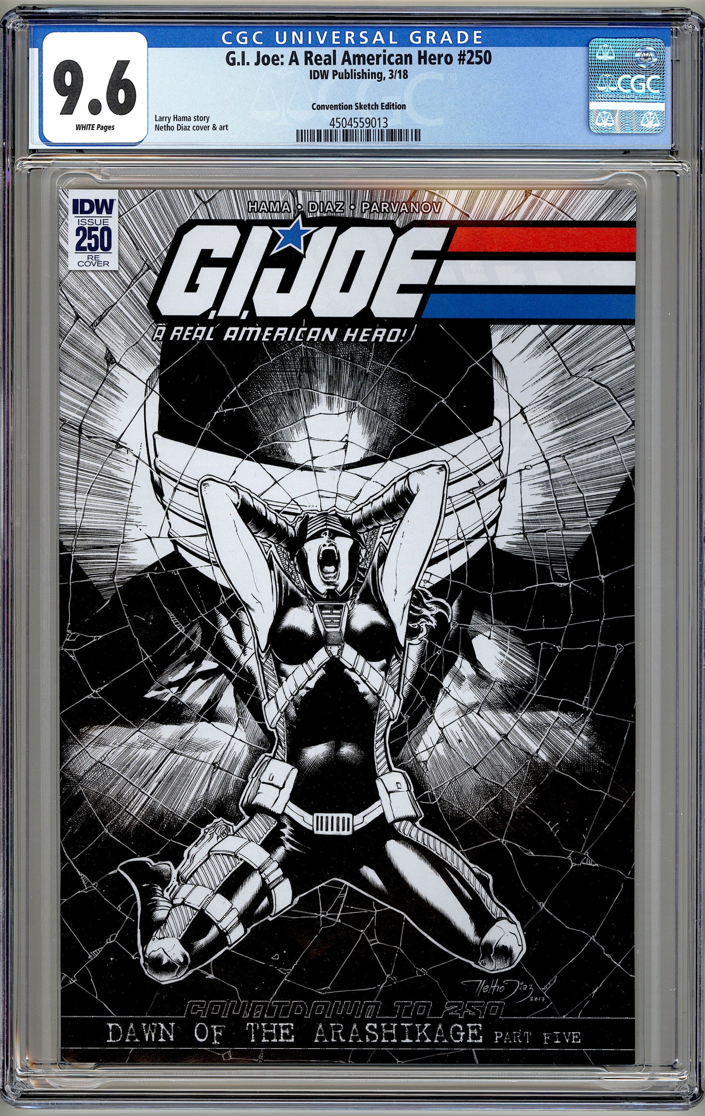 G.I. Joe: A Real American Hero #250. Convention Edition. CGC 9.6