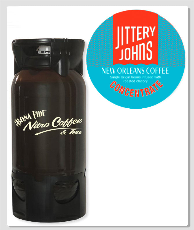 JITTERY JOHN’S NEW ORLEANS STYLE - CONCENTRATE - Nitro PET 5 gal Keg - Bona Fide Nitro Coffee product image