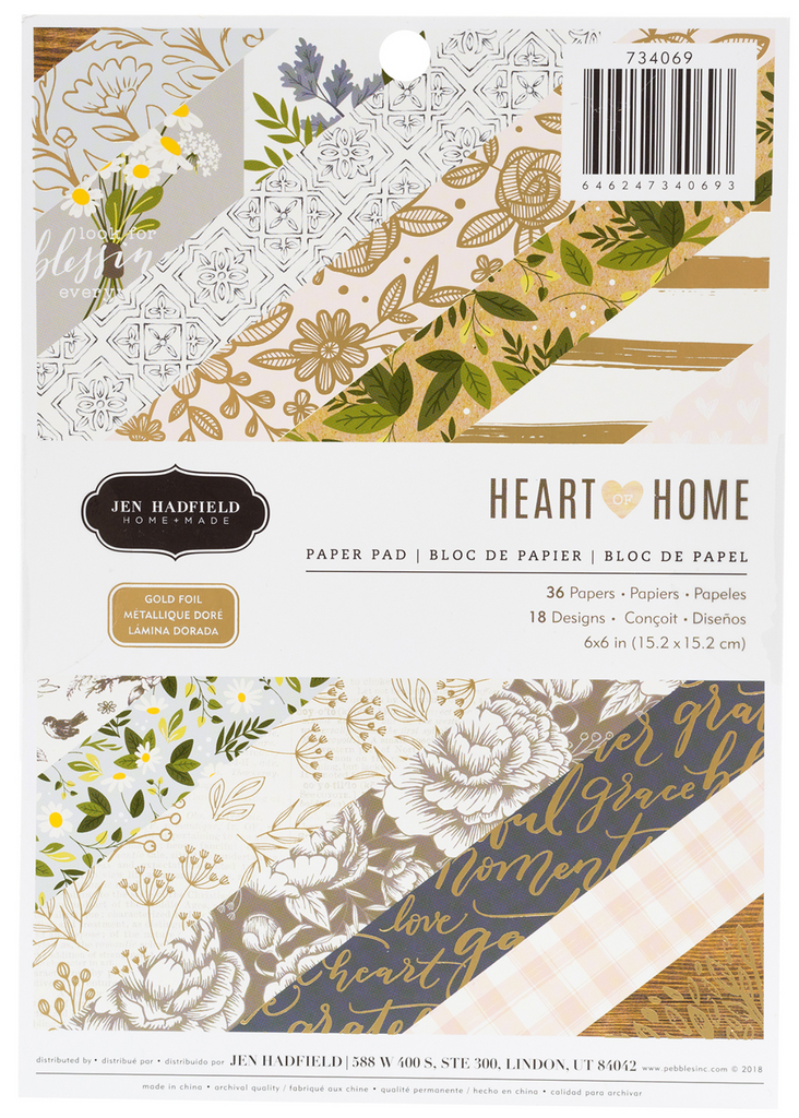 Jen Hadfield Heart of Home 6x8 Paper Pad