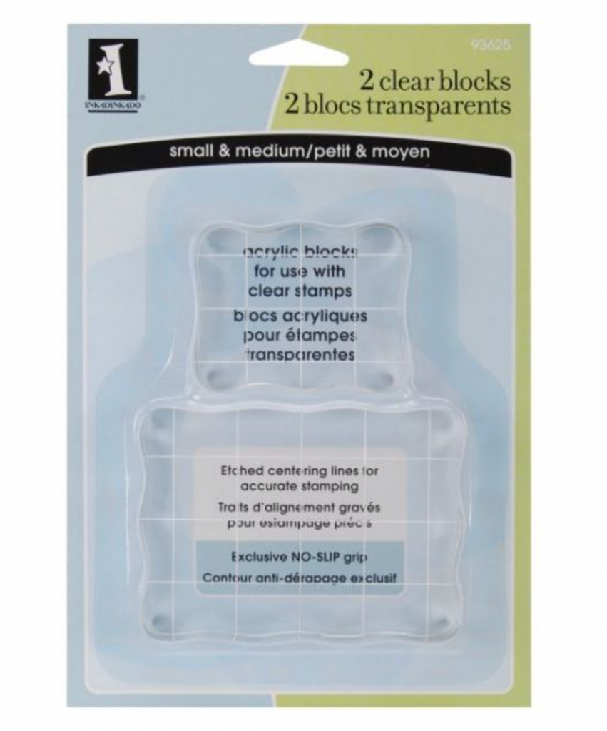 Inkadinkado Clear Acrylic Block-Extra Large